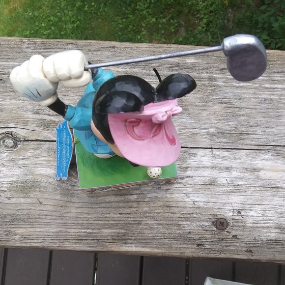 Disney Traditions Jim Shore Enesco Minnie mouse Golfing figurine - Picture 4 of 16